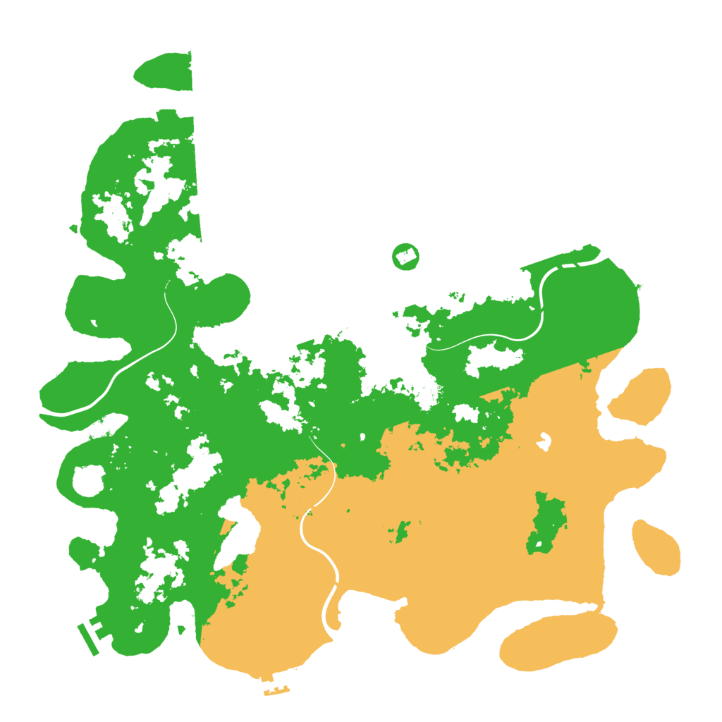 Biome Rust Map: Procedural Map, Size: 4250, Seed: 2072134340