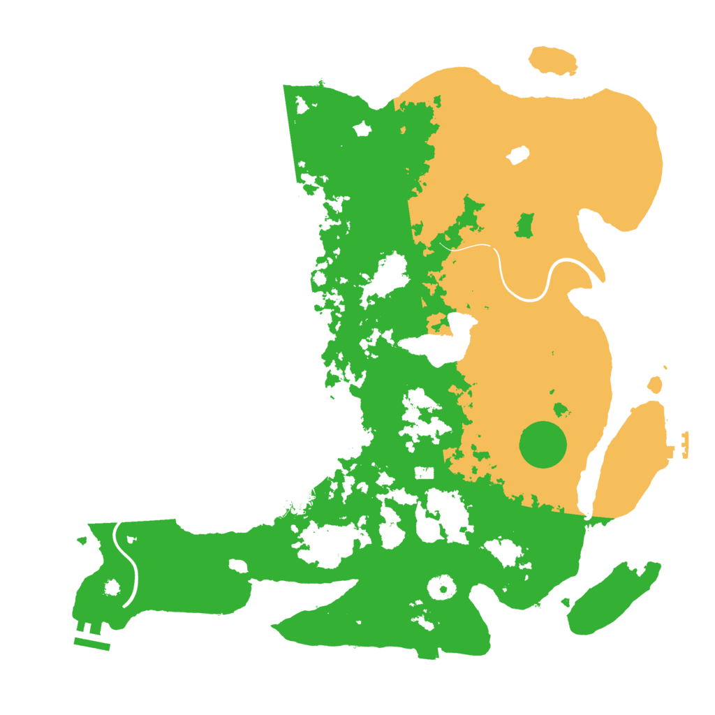 Biome Rust Map: Procedural Map, Size: 4000, Seed: 999732574