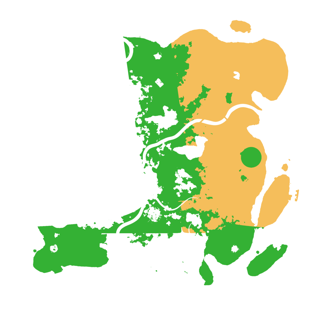 Biome Rust Map: Procedural Map, Size: 4000, Seed: 999732574
