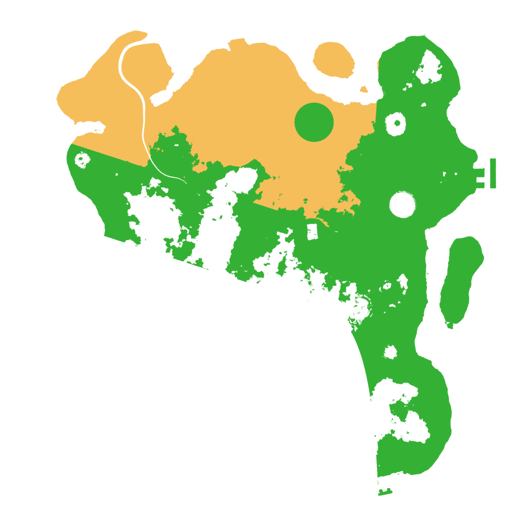 Biome Rust Map: Procedural Map, Size: 3500, Seed: 1882137920