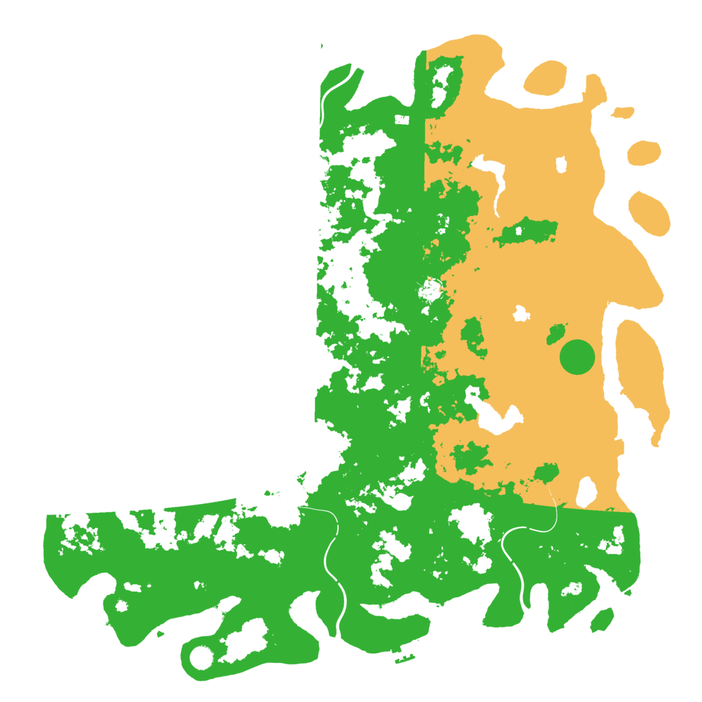 Biome Rust Map: Procedural Map, Size: 5250, Seed: 678580387