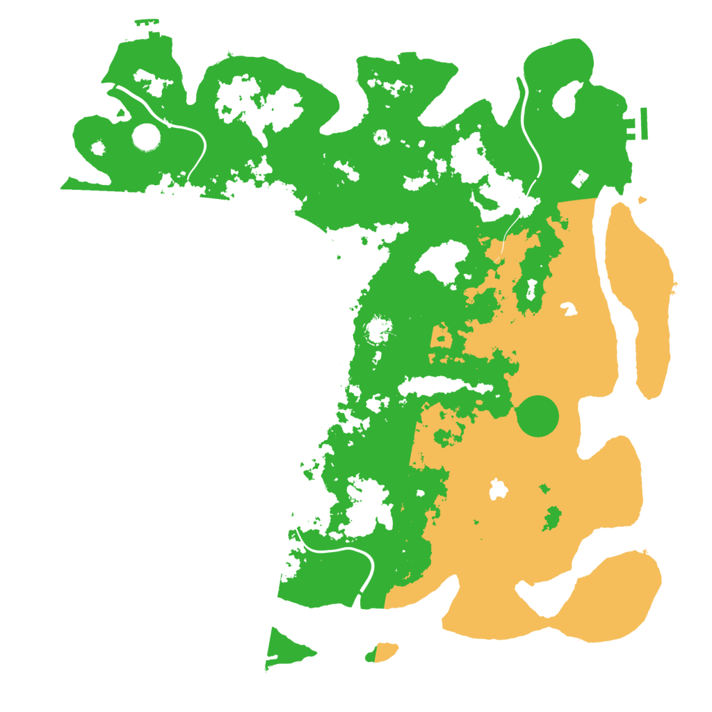 Biome Rust Map: Procedural Map, Size: 4500, Seed: 1902586396