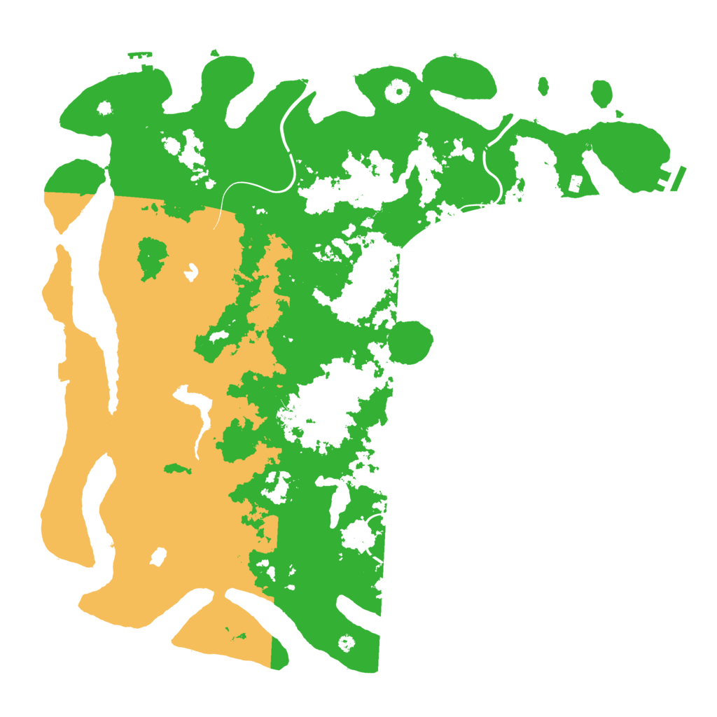 Biome Rust Map: Procedural Map, Size: 4500, Seed: 624122066