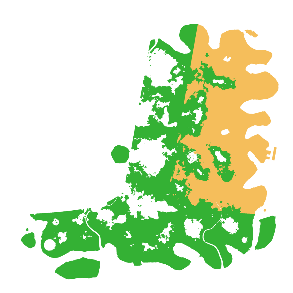 Biome Rust Map: Procedural Map, Size: 4500, Seed: 1897679153