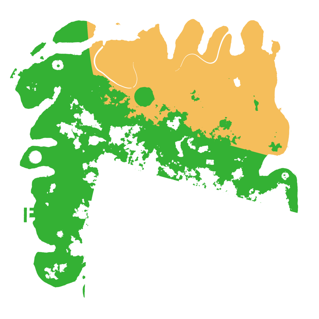 Biome Rust Map: Procedural Map, Size: 4400, Seed: 144