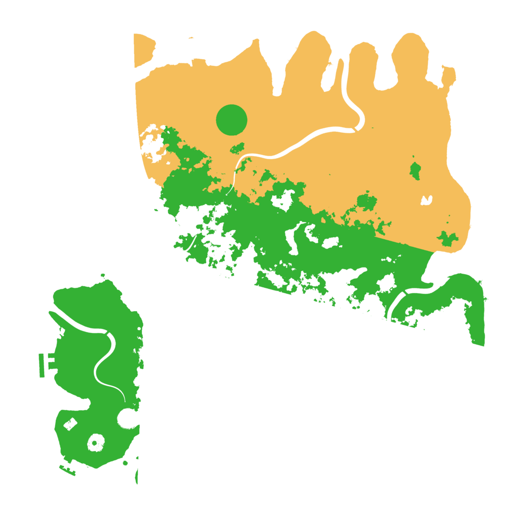 Biome Rust Map: Procedural Map, Size: 4400, Seed: 144