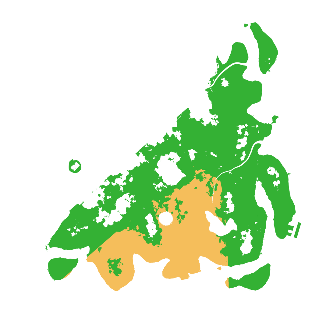 Biome Rust Map: Procedural Map, Size: 4000, Seed: 596207503
