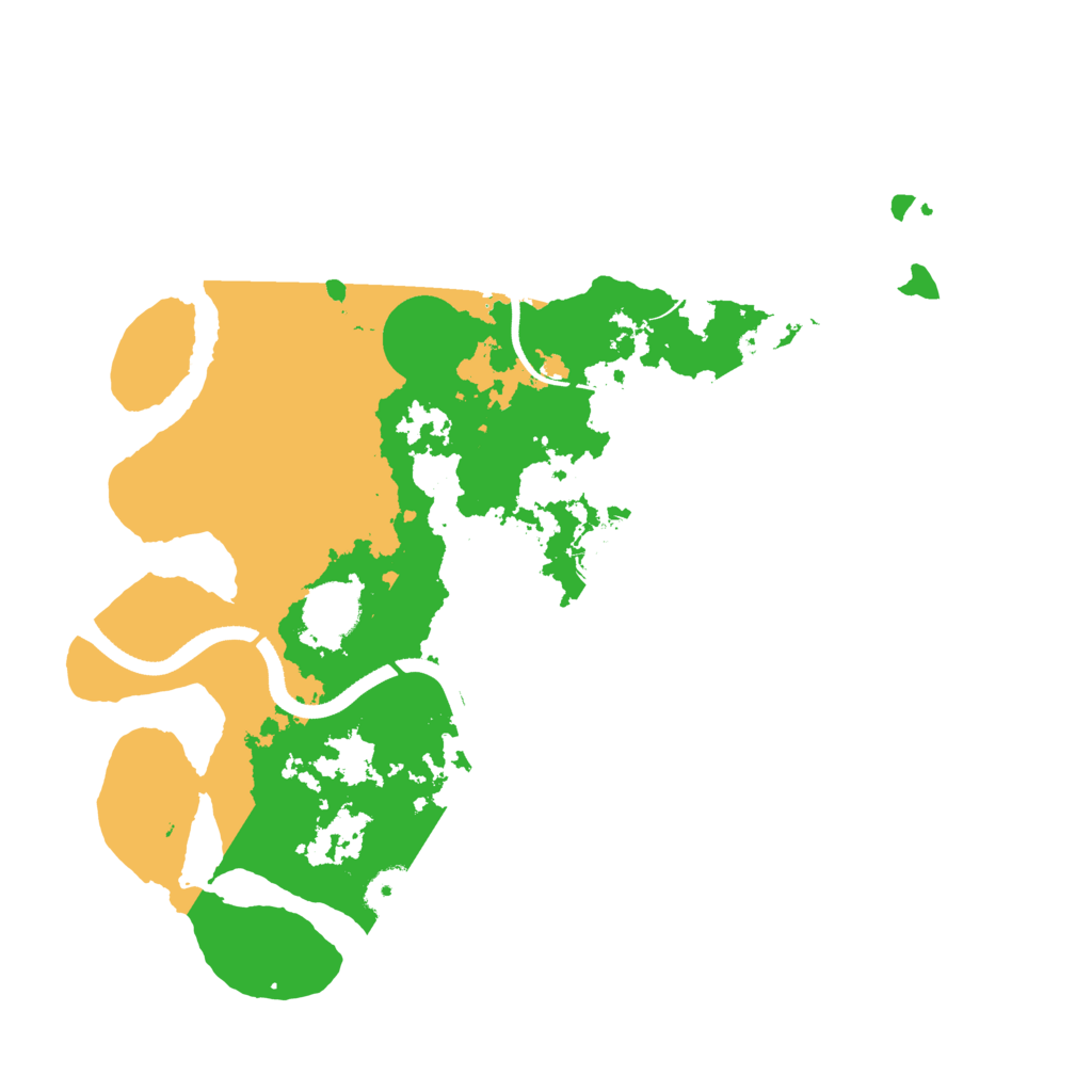 Biome Rust Map: Procedural Map, Size: 3500, Seed: 896530900