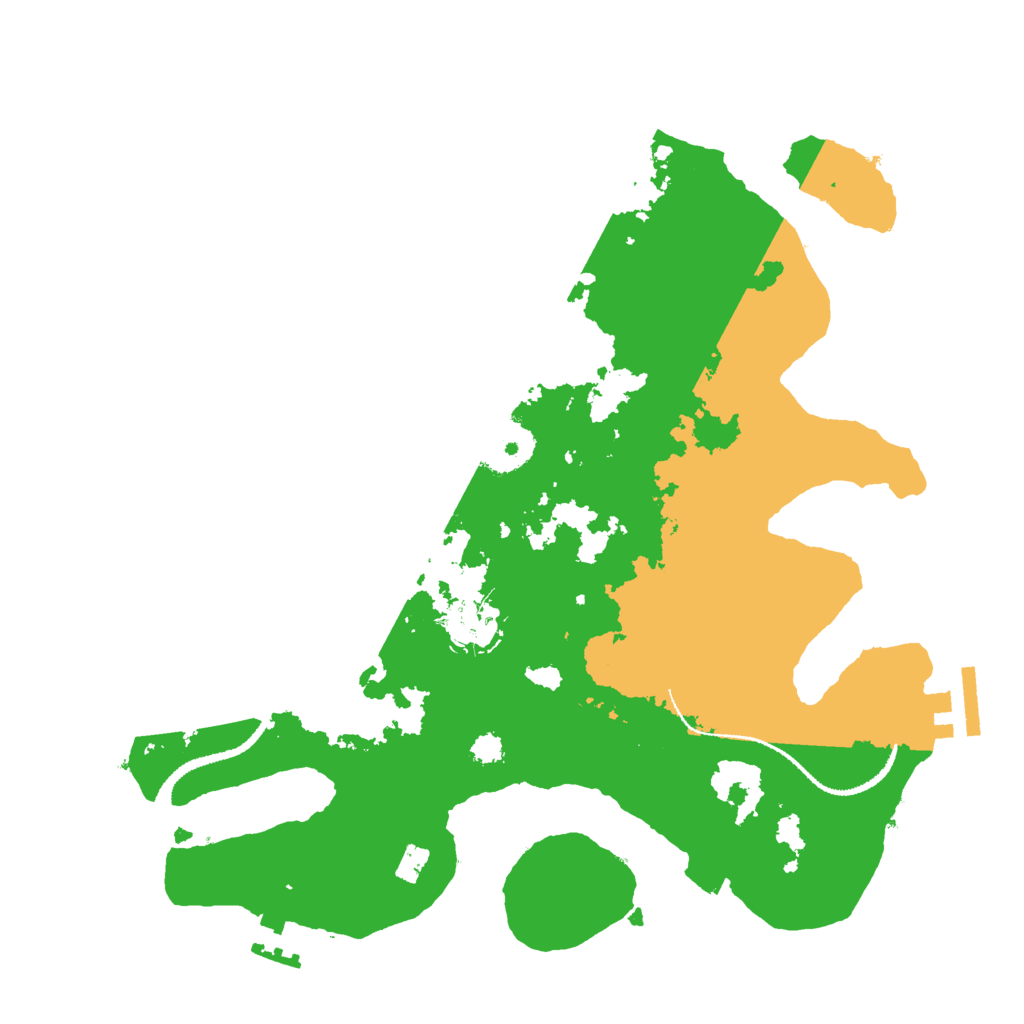 Biome Rust Map: Procedural Map, Size: 3000, Seed: 31833