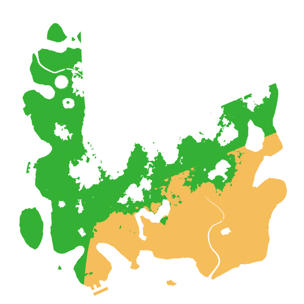 Biome Rust Map: Procedural Map, Size: 4000, Seed: 37829