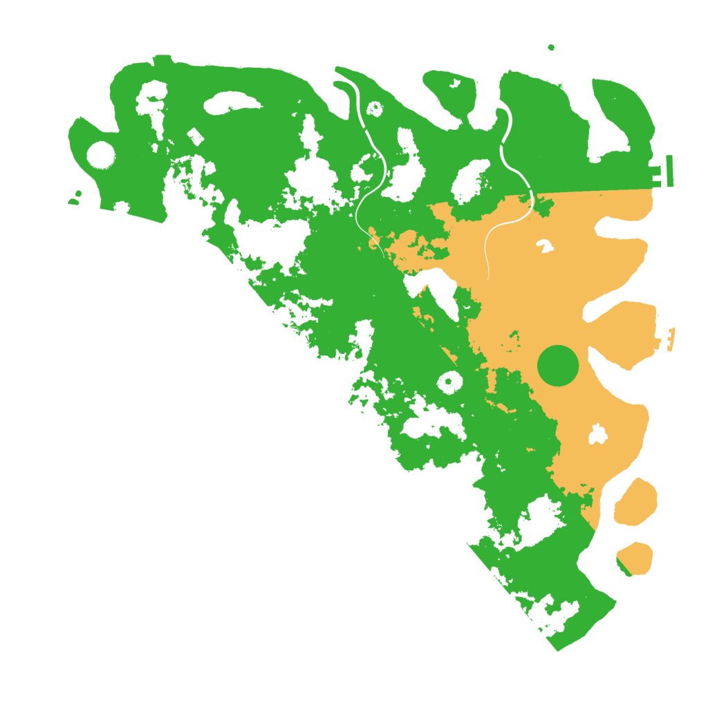 Biome Rust Map: Procedural Map, Size: 4500, Seed: 225577