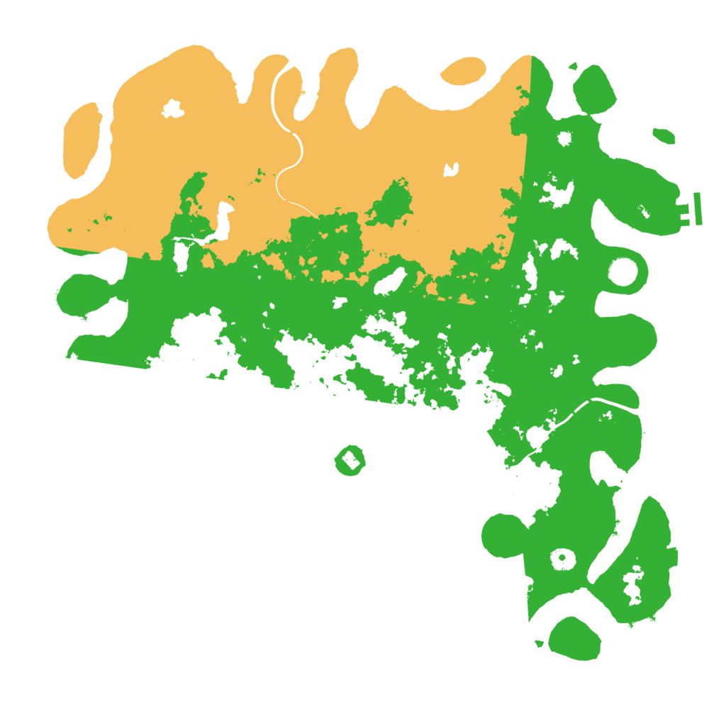 Biome Rust Map: Procedural Map, Size: 4500, Seed: 1272