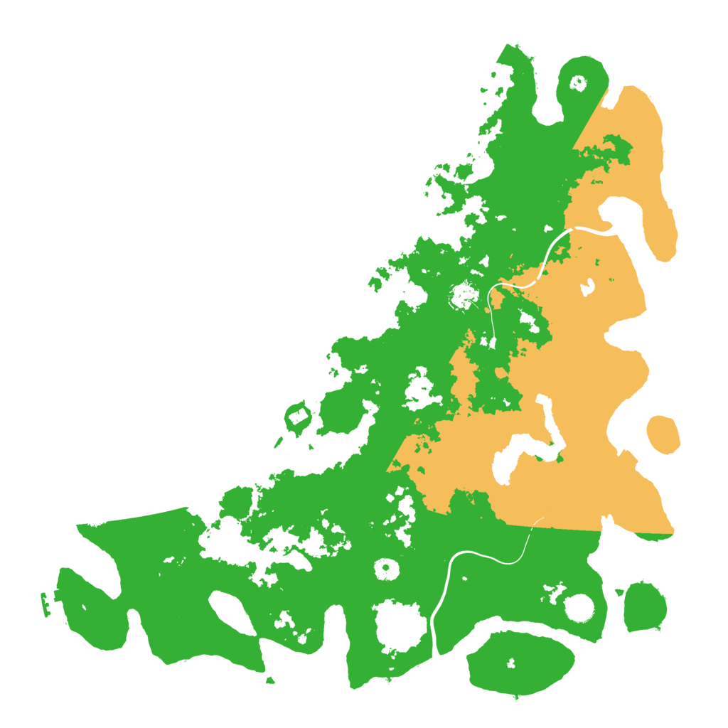 Biome Rust Map: Procedural Map, Size: 4500, Seed: 1595125069