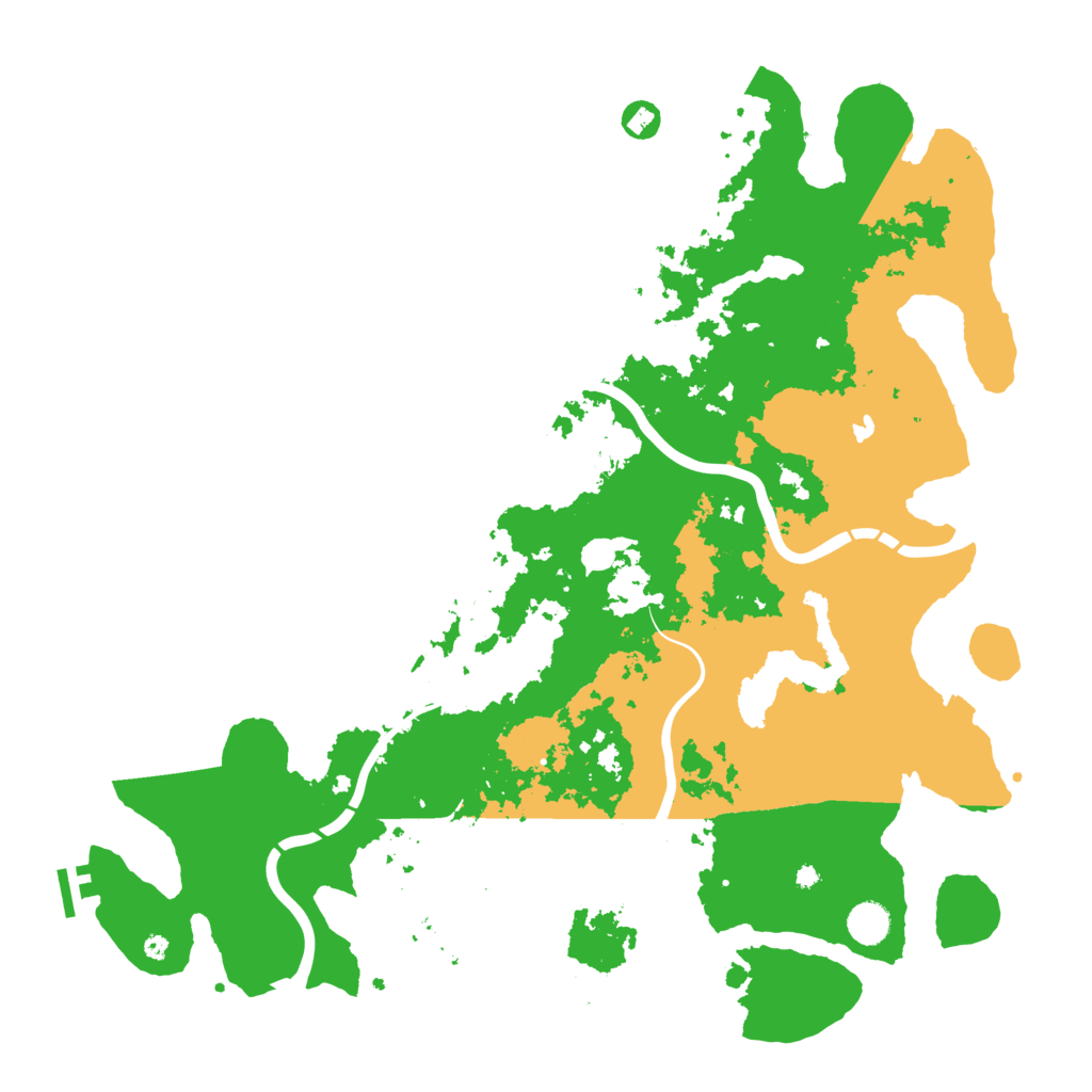 Biome Rust Map: Procedural Map, Size: 4500, Seed: 1595125069