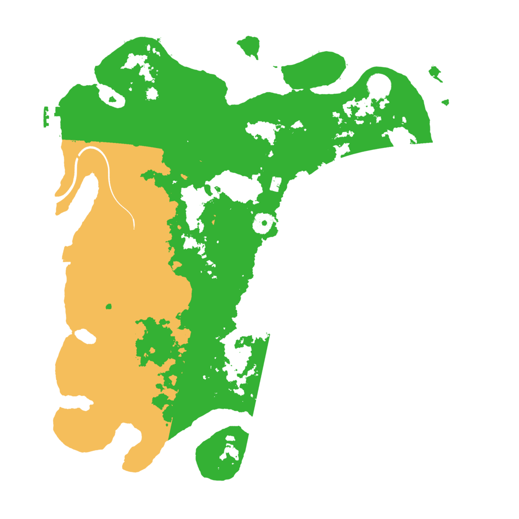 Biome Rust Map: Procedural Map, Size: 3800, Seed: 49998
