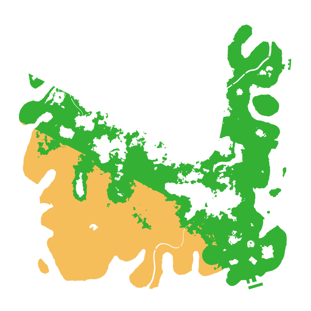 Biome Rust Map: Procedural Map, Size: 4250, Seed: 32410