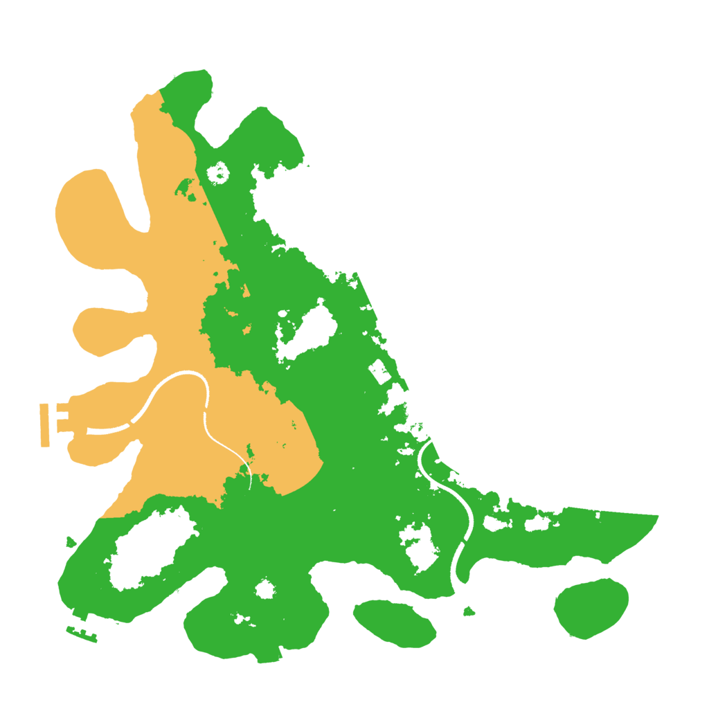 Biome Rust Map: Procedural Map, Size: 3300, Seed: 40000