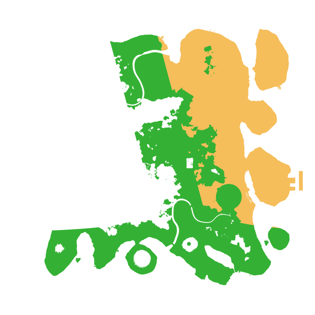 Biome Rust Map: Procedural Map, Size: 3250, Seed: 979791