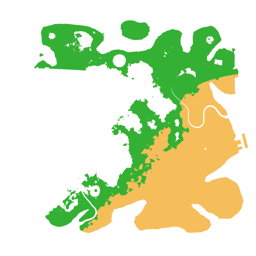 Biome Rust Map: Procedural Map, Size: 3500, Seed: 56281867