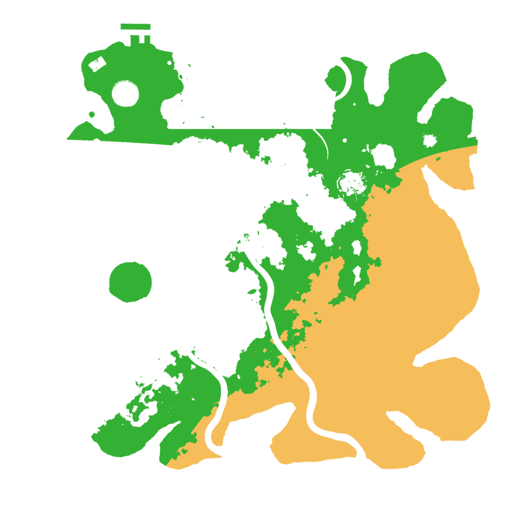 Biome Rust Map: Procedural Map, Size: 3500, Seed: 56281867