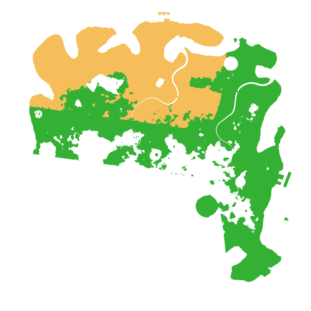 Biome Rust Map: Procedural Map, Size: 4000, Seed: 16111971