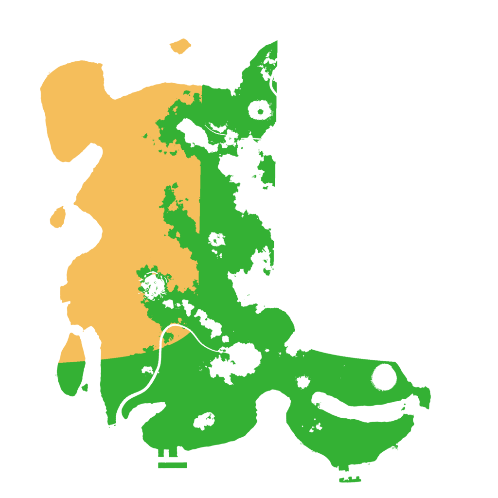 Biome Rust Map: Procedural Map, Size: 3500, Seed: 1530850518