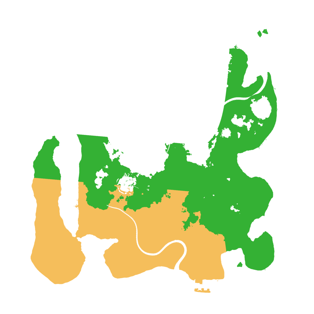 Biome Rust Map: Procedural Map, Size: 3000, Seed: 1530247802