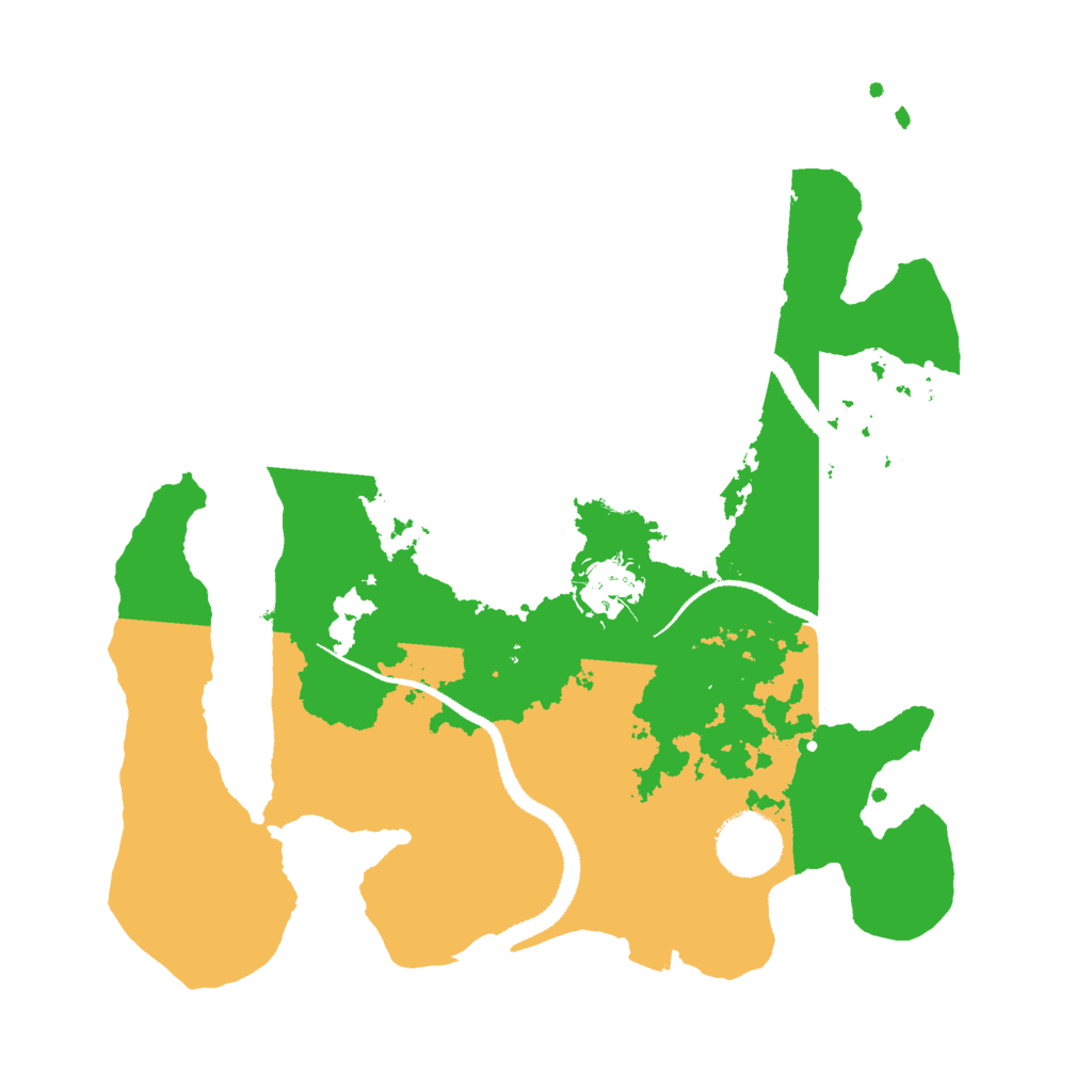 Biome Rust Map: Procedural Map, Size: 3000, Seed: 1530247802
