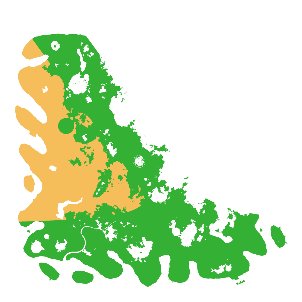Biome Rust Map: Procedural Map, Size: 5000, Seed: 813011