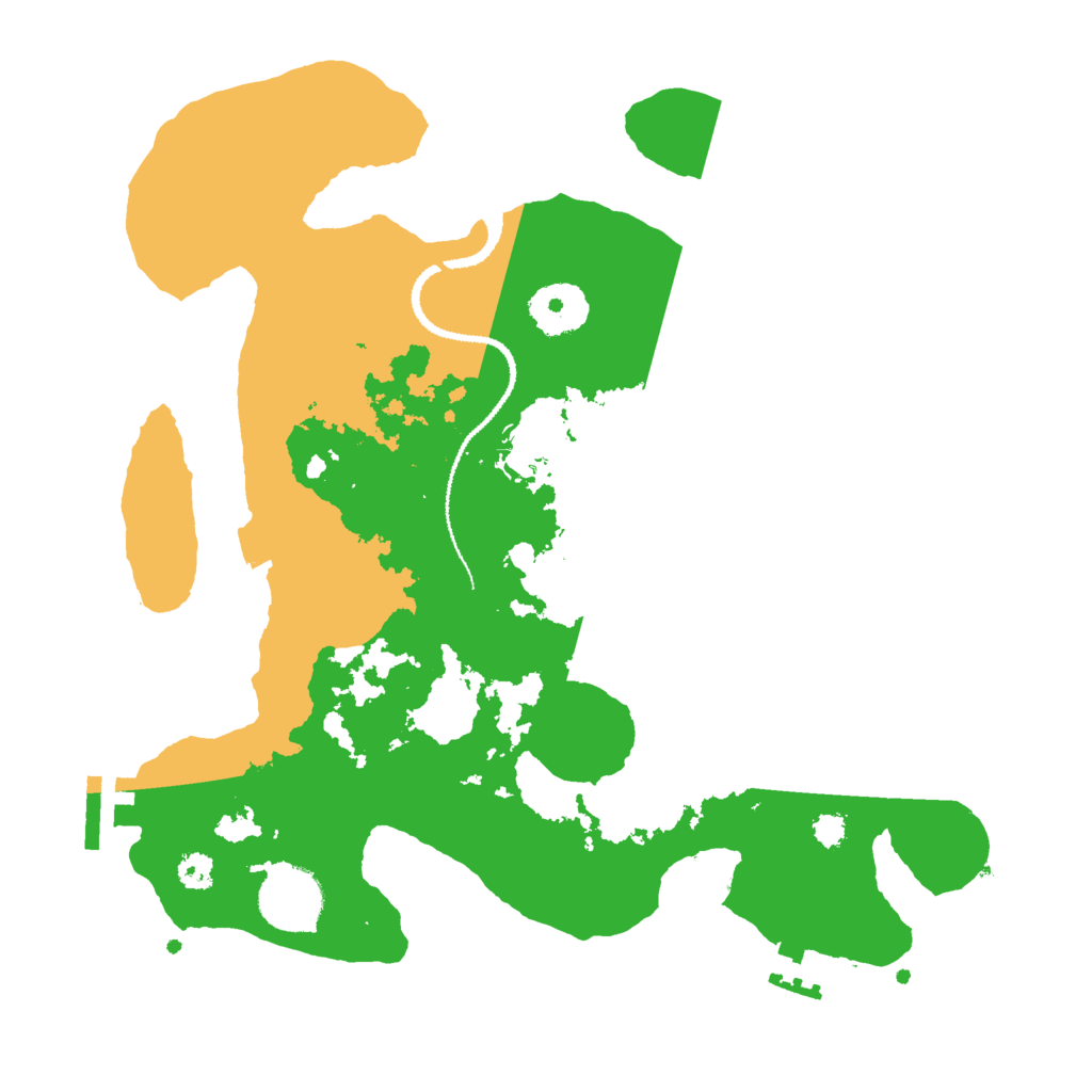 Biome Rust Map: Procedural Map, Size: 3000, Seed: 1449651632