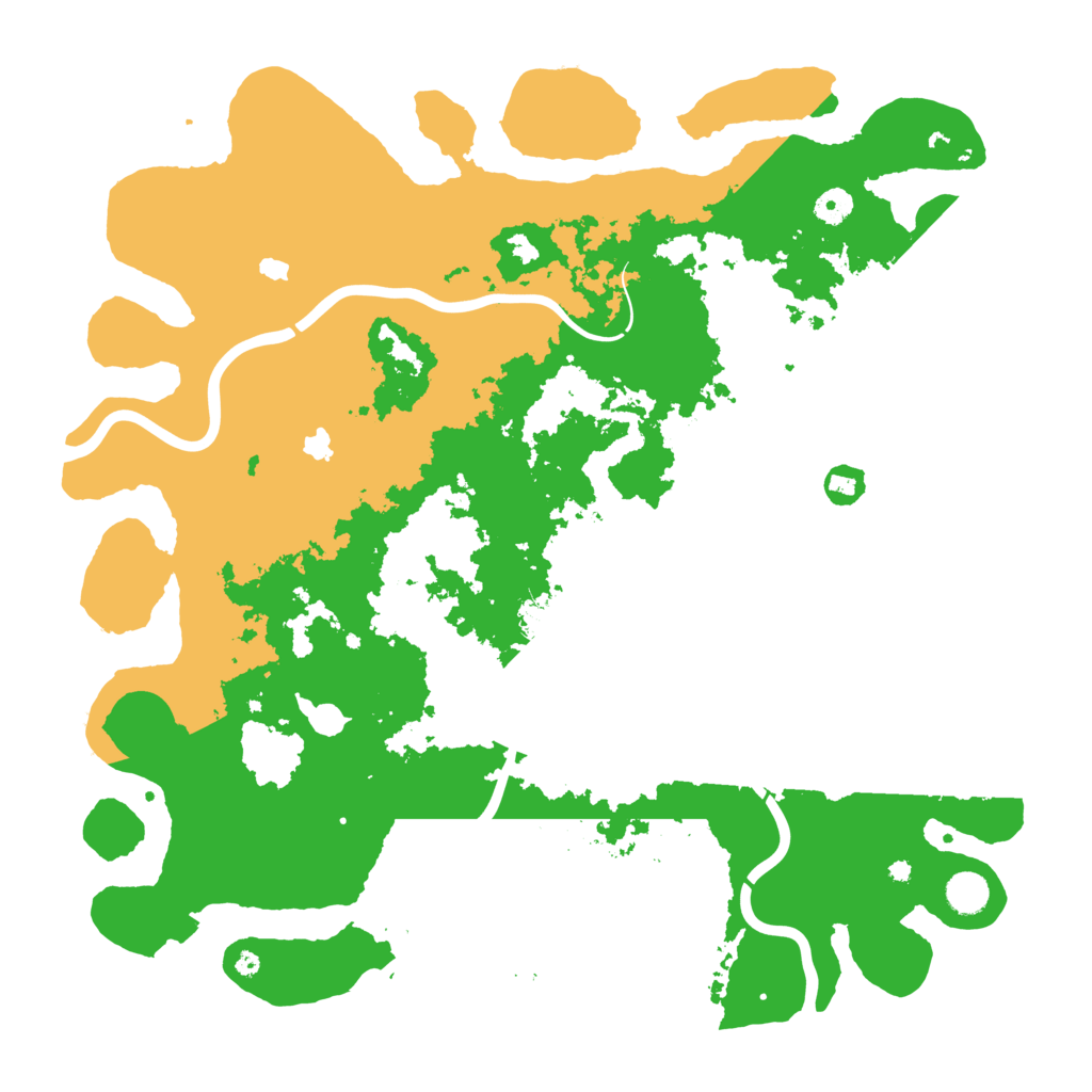 Biome Rust Map: Procedural Map, Size: 4500, Seed: 5893265