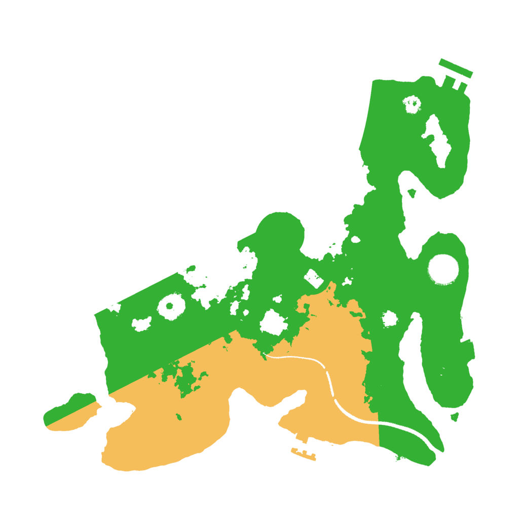 Biome Rust Map: Procedural Map, Size: 3000, Seed: 2052735613