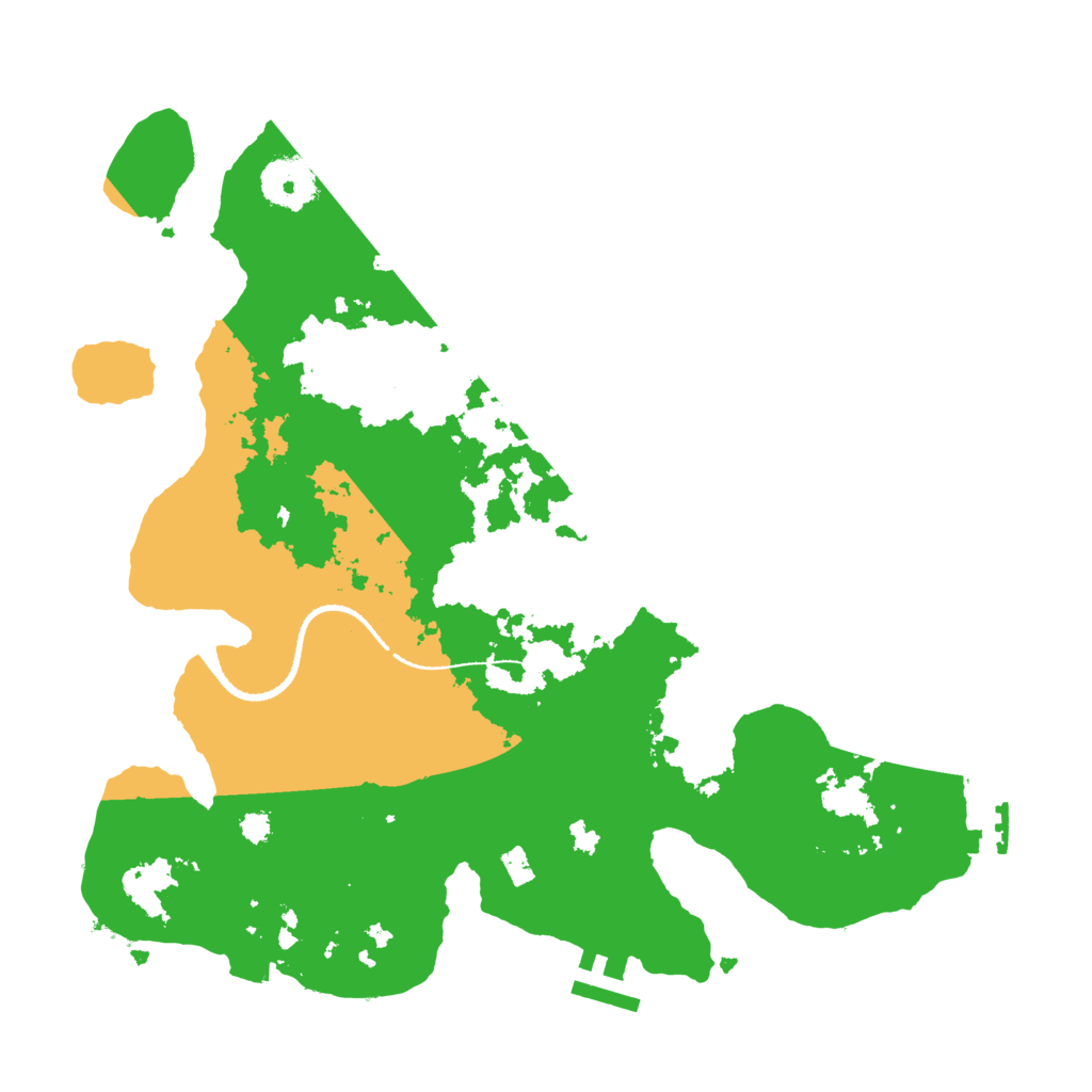 Biome Rust Map: Procedural Map, Size: 3210, Seed: 6766