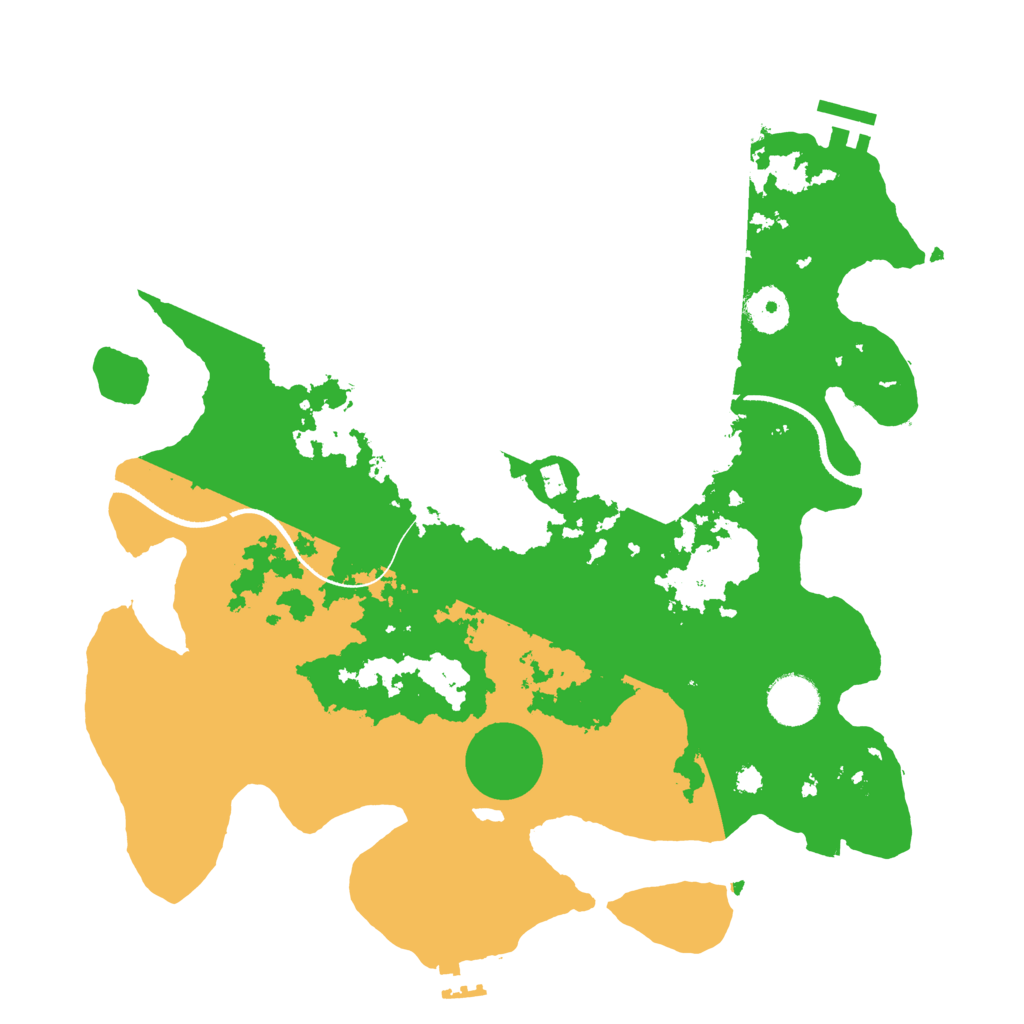 Biome Rust Map: Procedural Map, Size: 3500, Seed: 763287