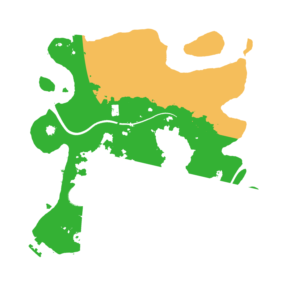 Biome Rust Map: Procedural Map, Size: 2800, Seed: 185783