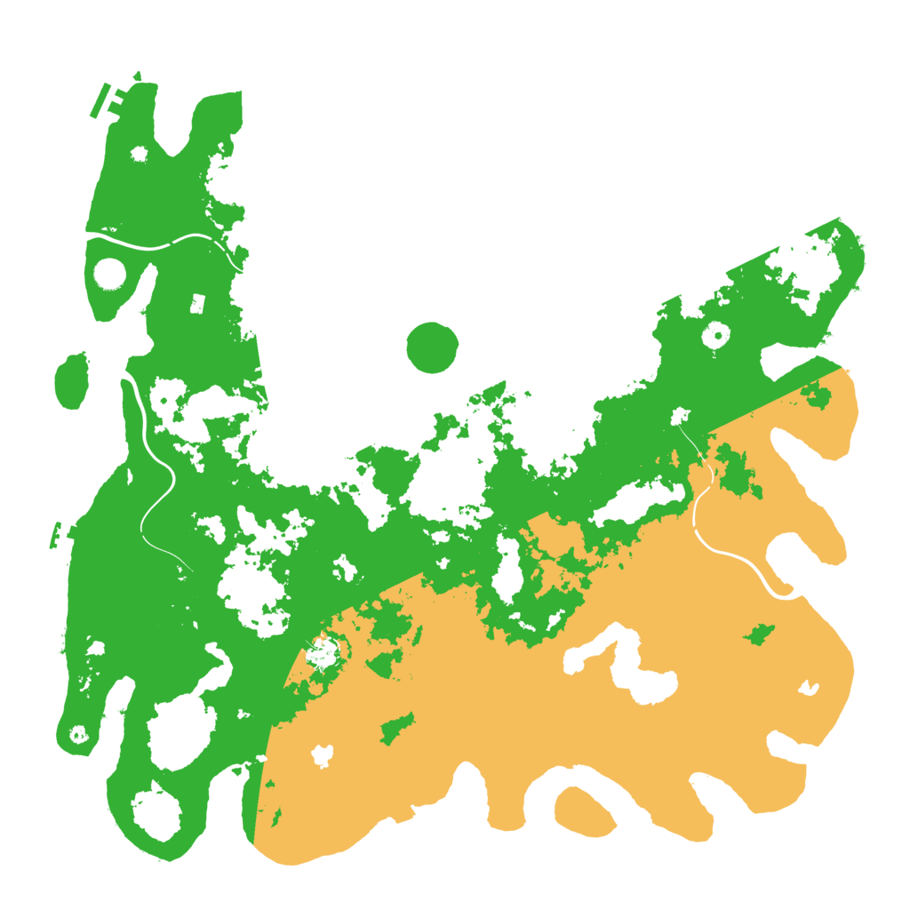 Biome Rust Map: Procedural Map, Size: 5000, Seed: 1181019109