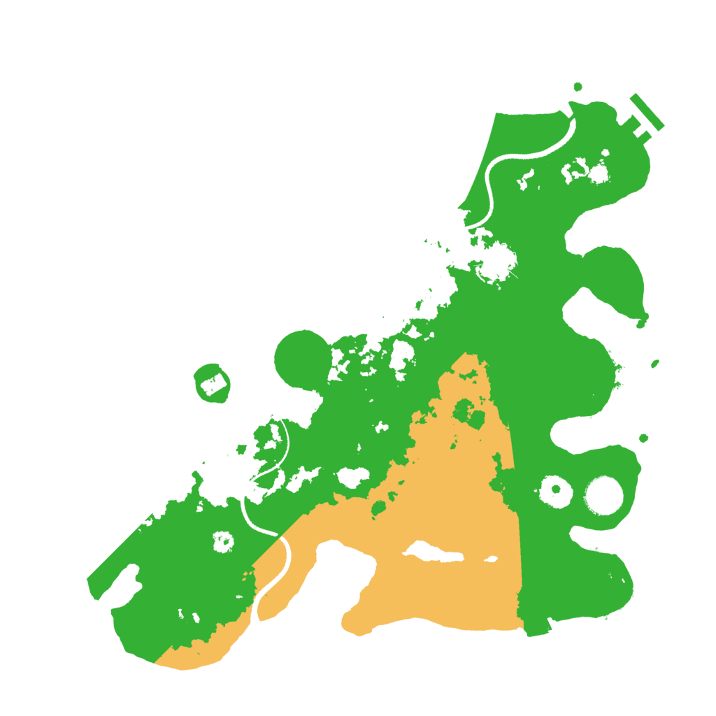 Biome Rust Map: Procedural Map, Size: 3300, Seed: 866006280
