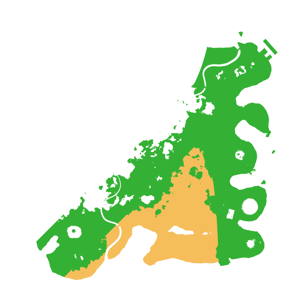 Biome Rust Map: Procedural Map, Size: 3300, Seed: 866006280