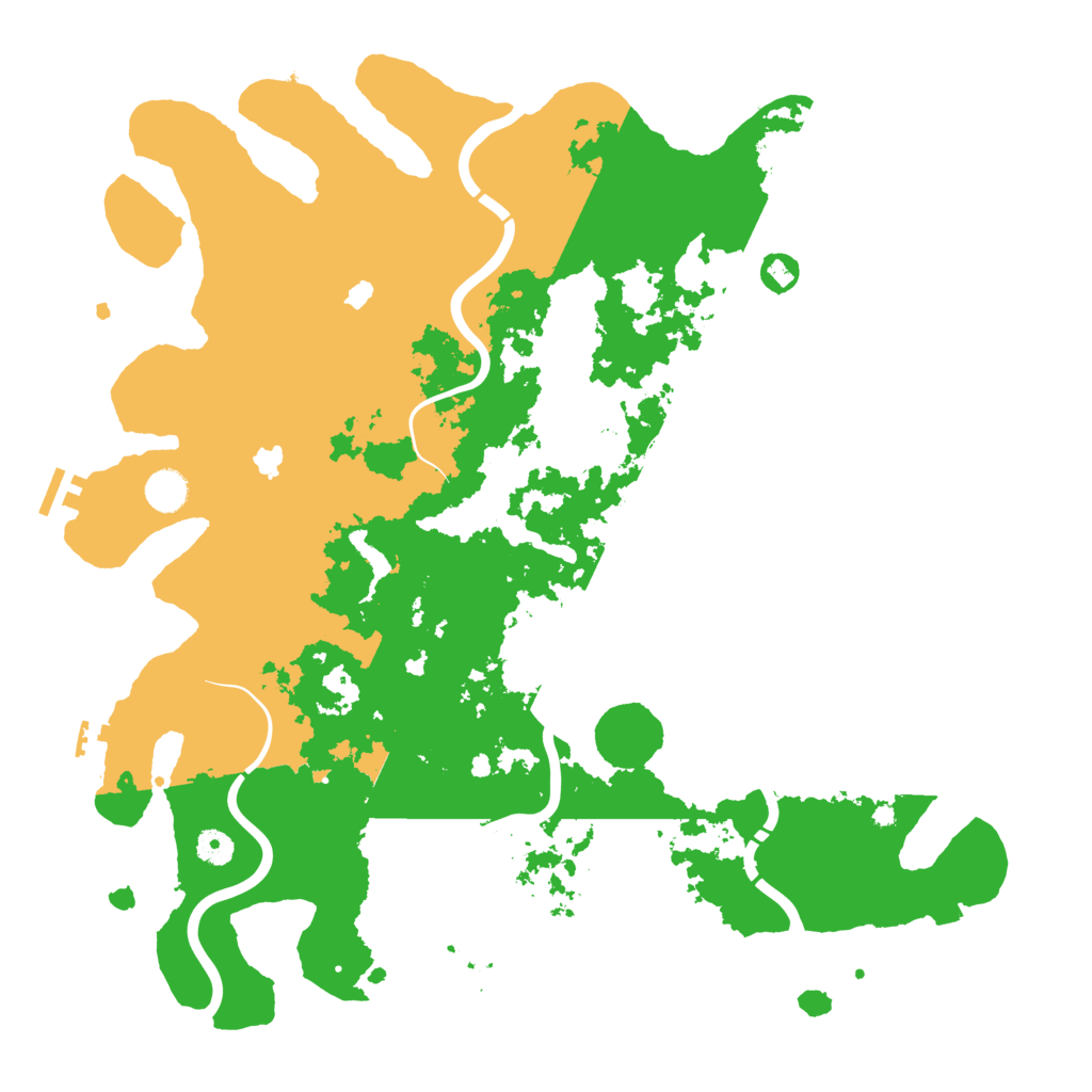 Biome Rust Map: Procedural Map, Size: 4500, Seed: 435942744