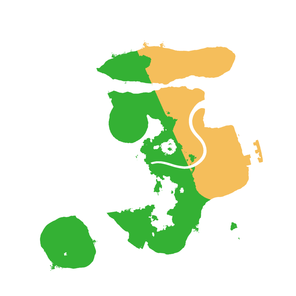 Biome Rust Map: Procedural Map, Size: 2000, Seed: 779311952