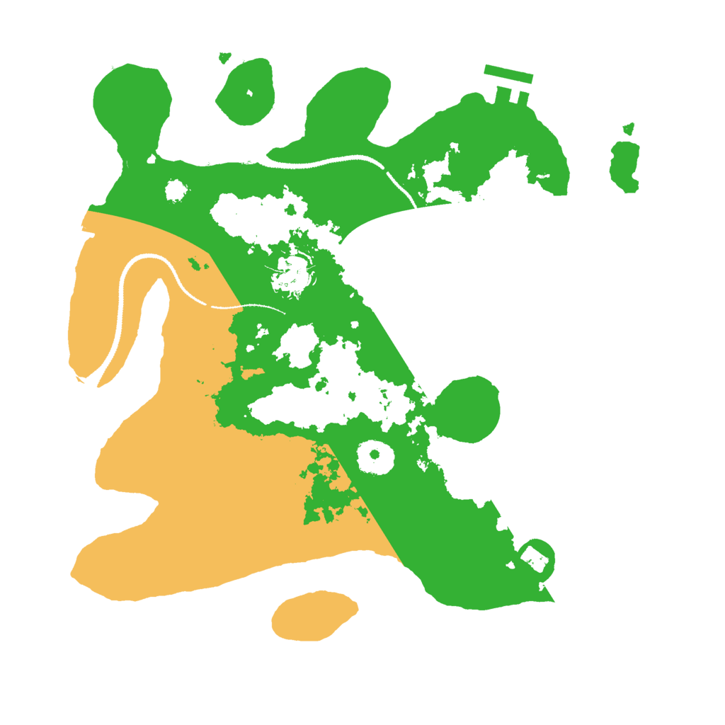 Biome Rust Map: Procedural Map, Size: 3000, Seed: 1106063099