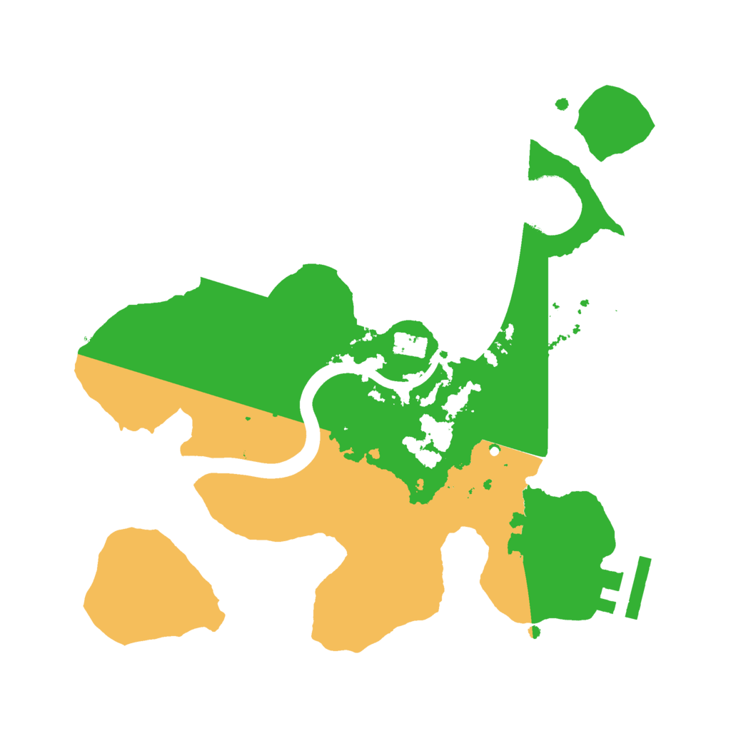 Biome Rust Map: Procedural Map, Size: 2350, Seed: 2300