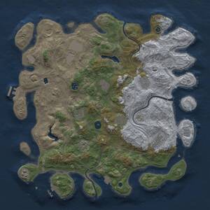 Thumbnail Rust Map: Procedural Map, Size: 4250, Seed: 182799255, 16 Monuments