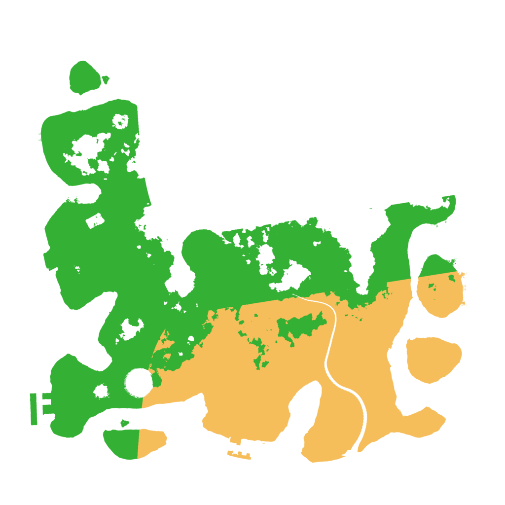 Biome Rust Map: Procedural Map, Size: 3210, Seed: 30710