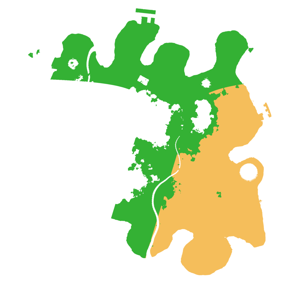 Biome Rust Map: Procedural Map, Size: 3000, Seed: 1097084770