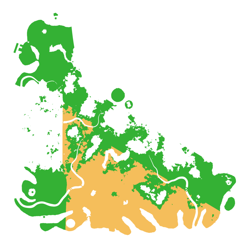 Biome Rust Map: Procedural Map, Size: 5000, Seed: 1958882291