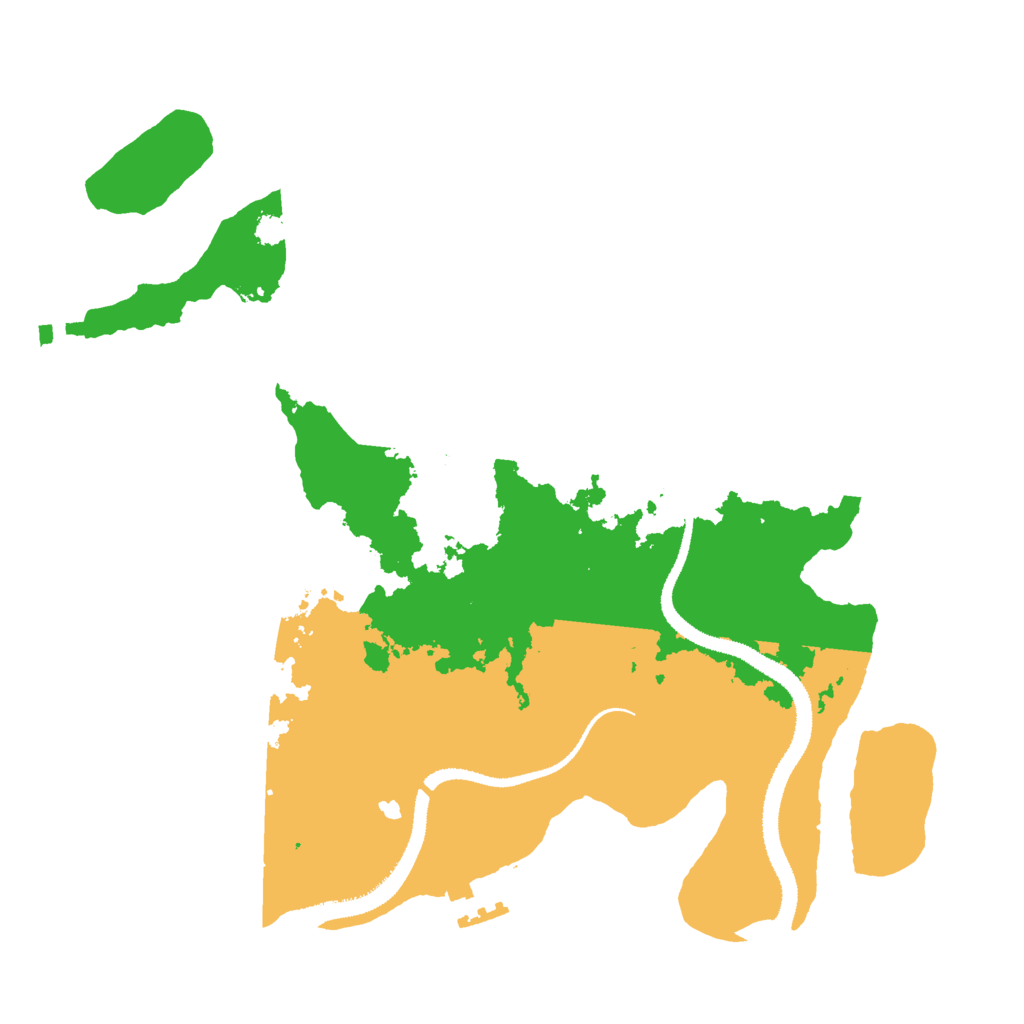 Biome Rust Map: Procedural Map, Size: 3000, Seed: 842963061