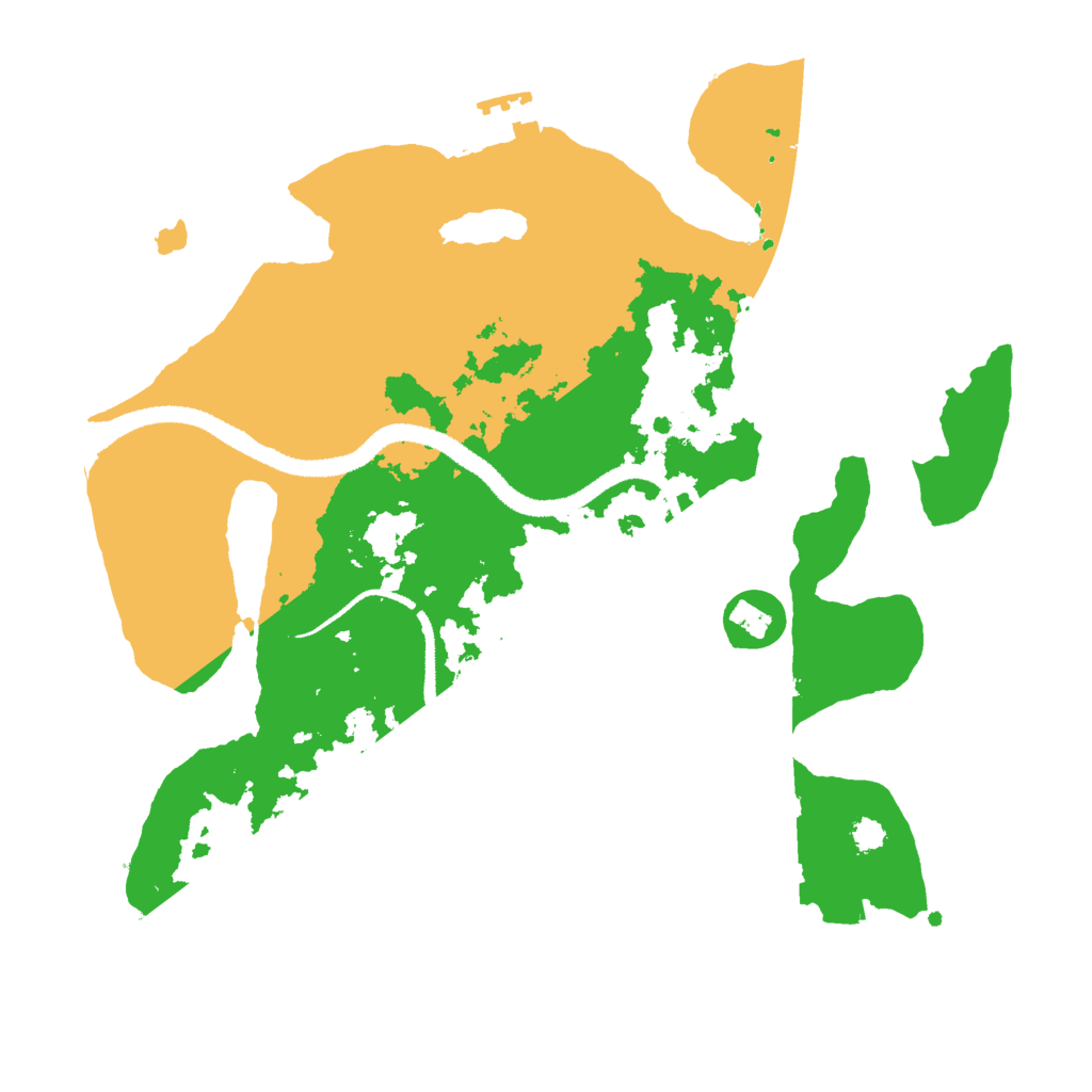 Biome Rust Map: Procedural Map, Size: 3000, Seed: 1780966242