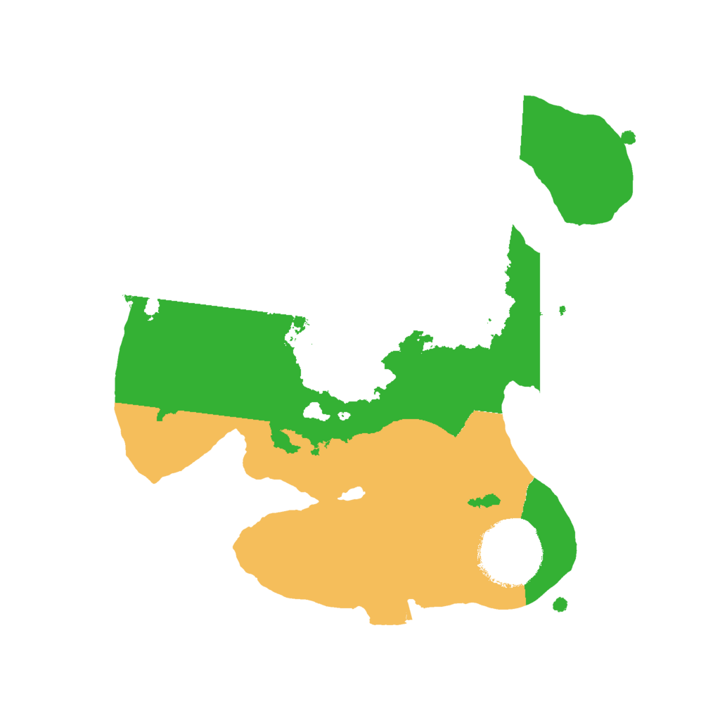 Biome Rust Map: Procedural Map, Size: 2000, Seed: 650676280