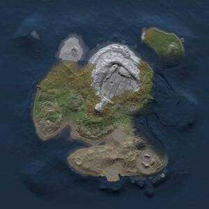 Thumbnail Rust Map: Procedural Map, Size: 2000, Seed: 650676280, 6 Monuments